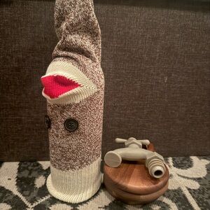 Barware Set - Wine Bottle Sock, Coasters, and Bottle Stopper
